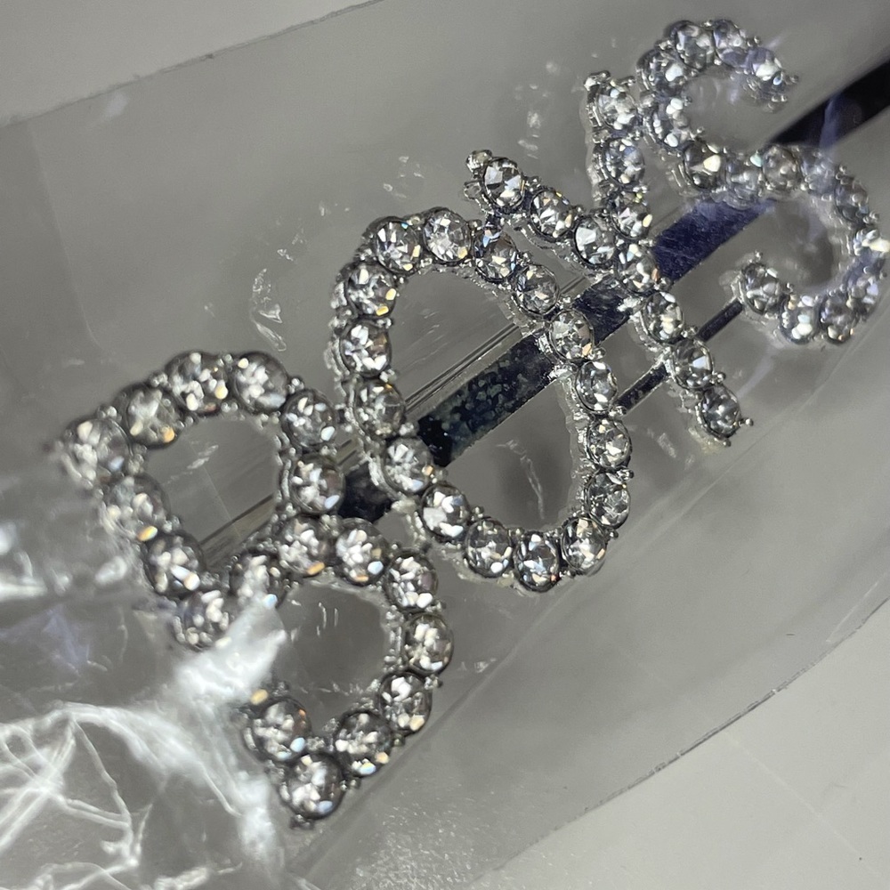 Crystal Rhinestone Studded Metal Hair Pin Accessory “BOYS” - Picture 12 of 15